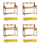 Beech Solid Wood Desk Can Be Lifted and Adjusted