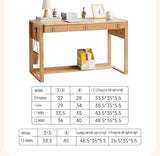 Beech Solid Wood Desk Can Be Lifted and Adjusted