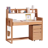 Beech Solid Wood Desk Can Be Lifted and Adjusted