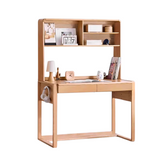 Beech Solid Wood Desk Can Be Lifted and Adjusted