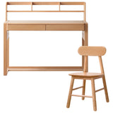 Beech Solid Wood Desk Can Be Lifted and Adjusted