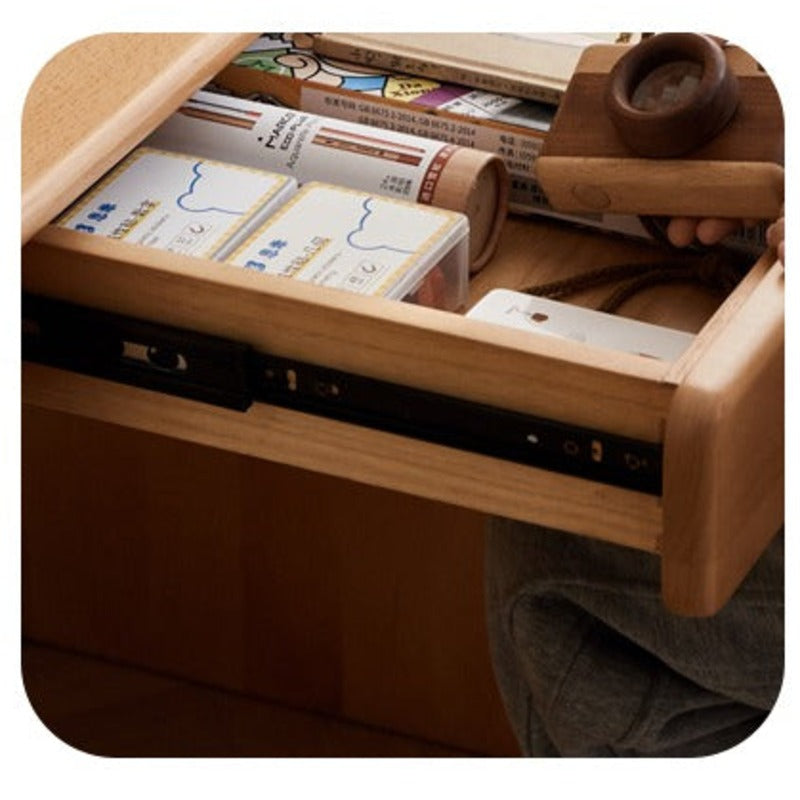 Beech Solid Wood Combination Simple Children's Desk