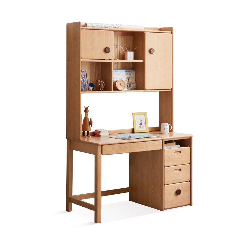 Beech Solid Wood Combination Simple Children's Desk