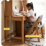 Beech Solid Wood Combination Simple Children's Desk
