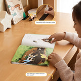 Beech Solid Wood Combination Simple Children's Desk