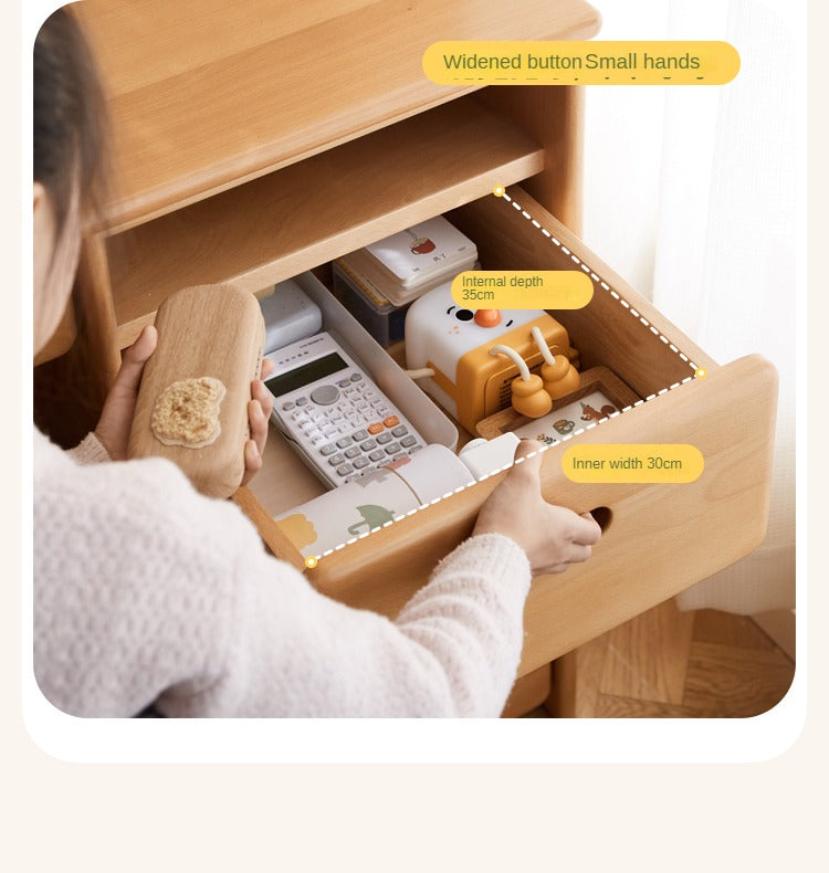 Beech Solid Wood Combination Simple Children's Desk