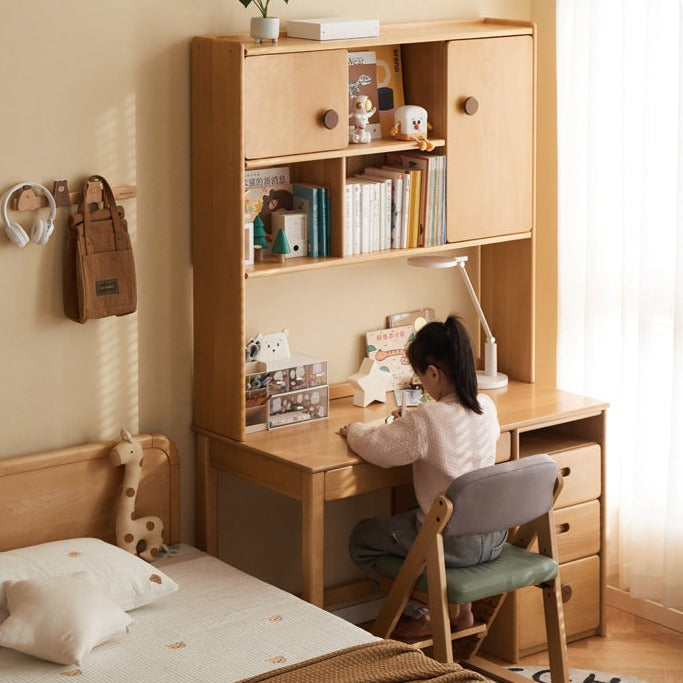 Beech Solid Wood Combination Simple Children's Desk