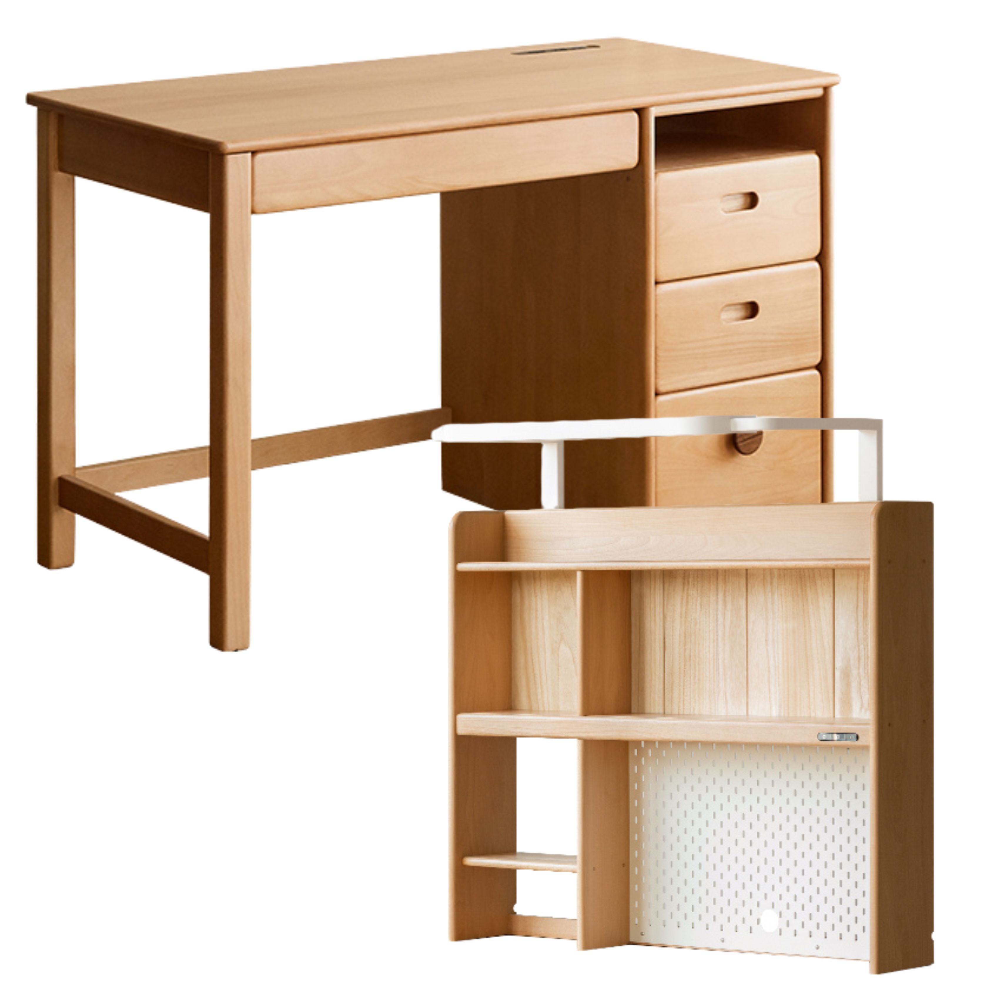 Beech Solid Wood Combination Simple Children's Desk