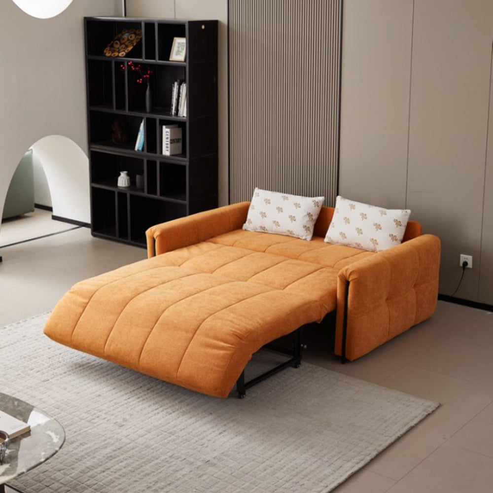 Electric Recliner Sofa Bed with Motorized Footrest – Effortlessly Converts, Small Space Solution