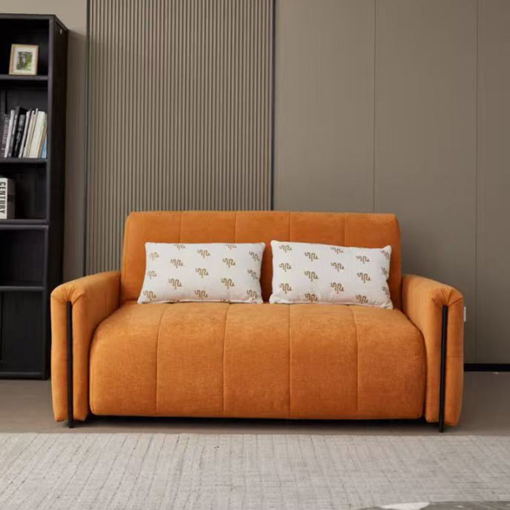 Electric Recliner Sofa Bed with Motorized Footrest – Effortlessly Converts, Small Space Solution