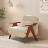 WEHOMZ Foldable Reclining Sofa Bed with Armrests in Cotton Linen, Breathable & Space-Saving Design