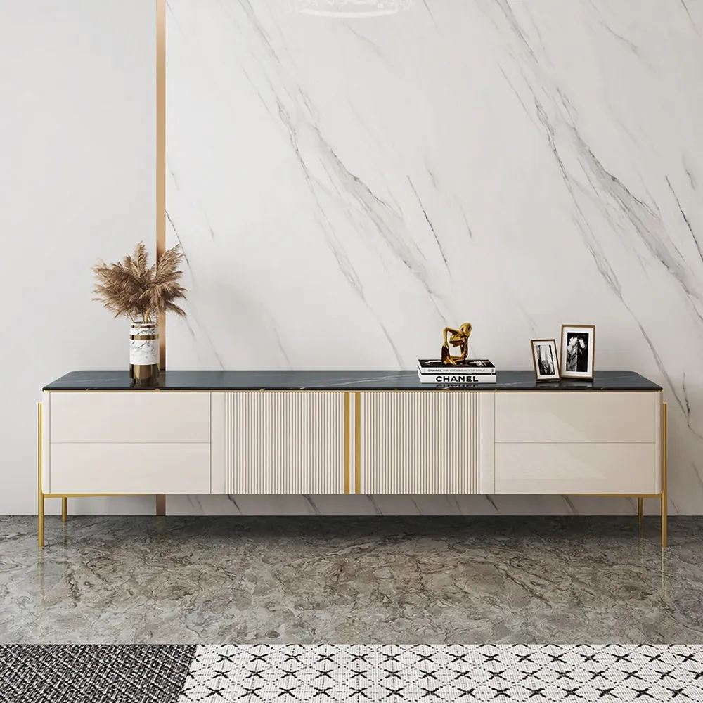 Light Luxury Modern Rectangle TV Stand