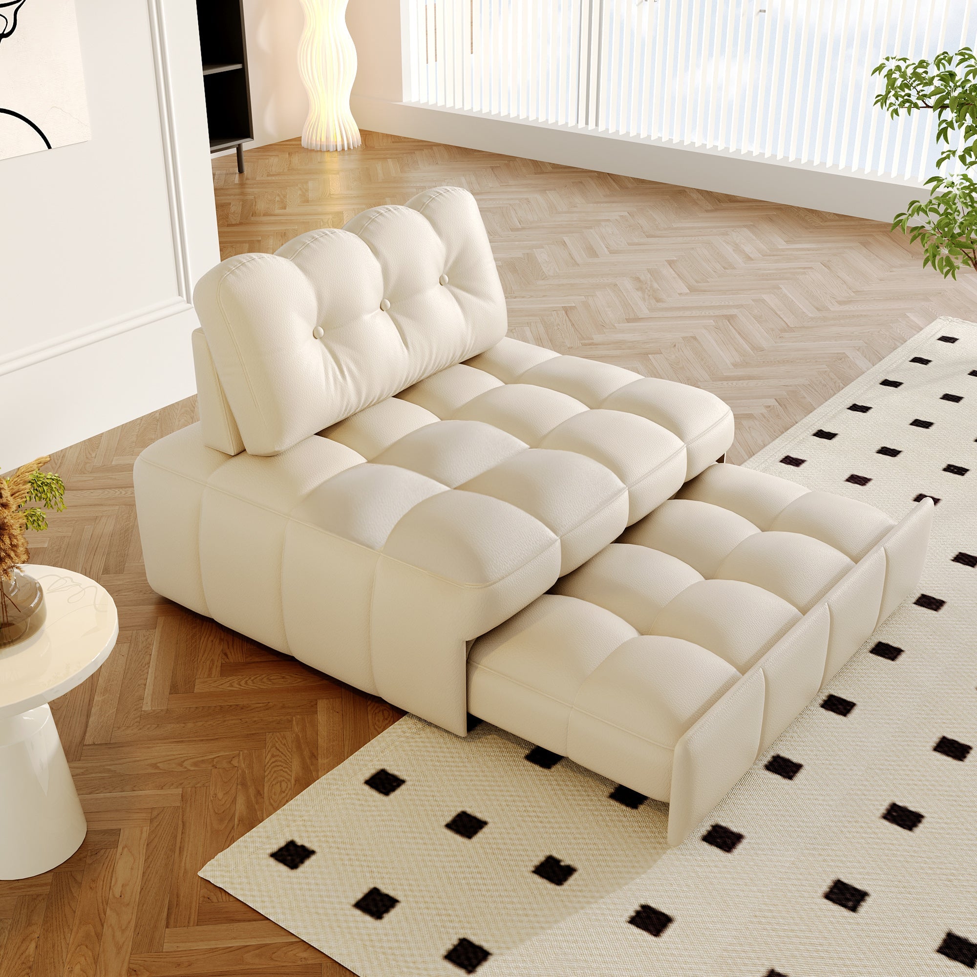 Modern Convertible Sofa Bed Easily Switch Between Couch and Bed