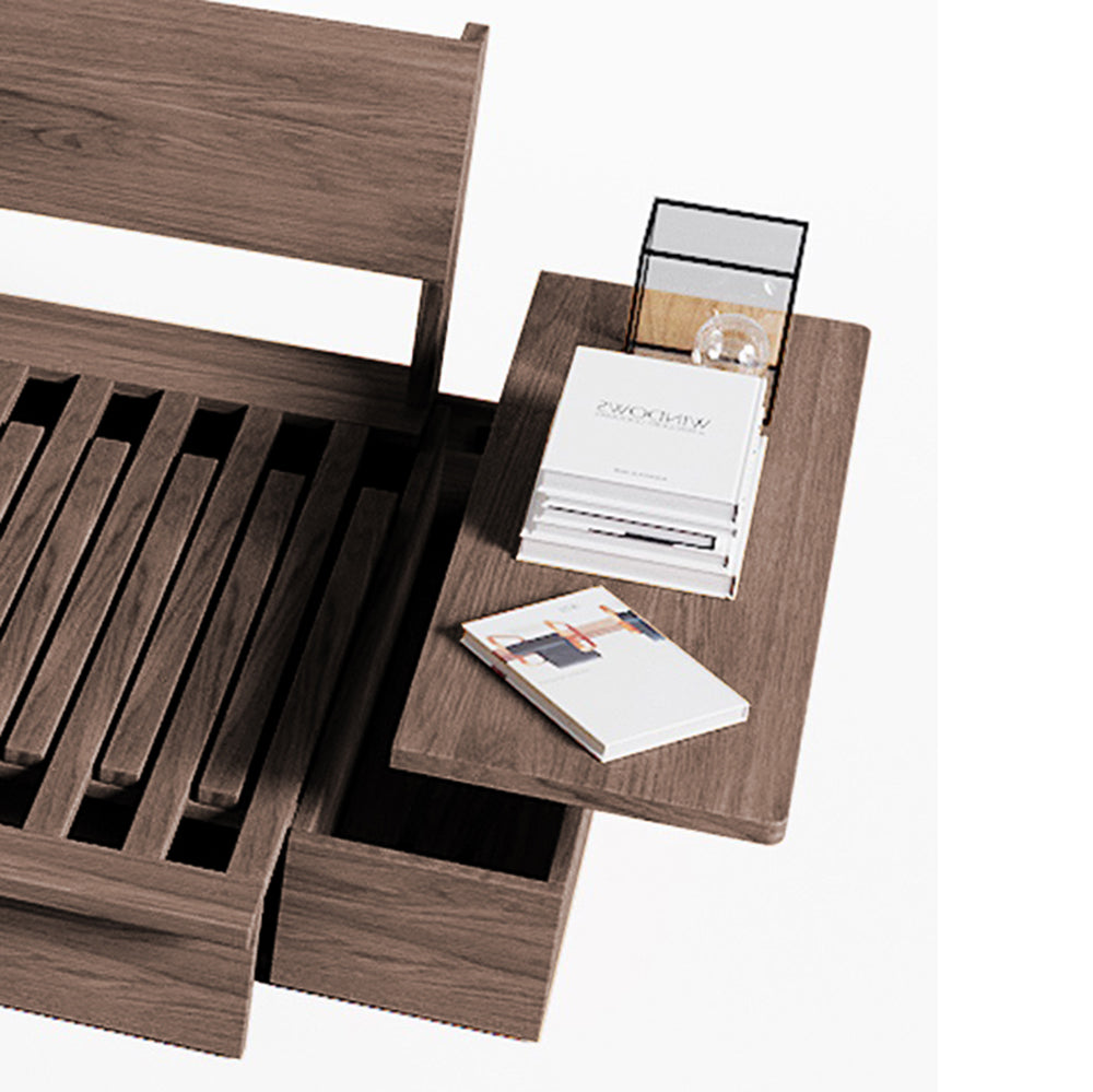 Modern Pull-Out Floor Sofa Bed with Reversible Armrests, Lift-Top Storage in Beige & Green or Coffee Color