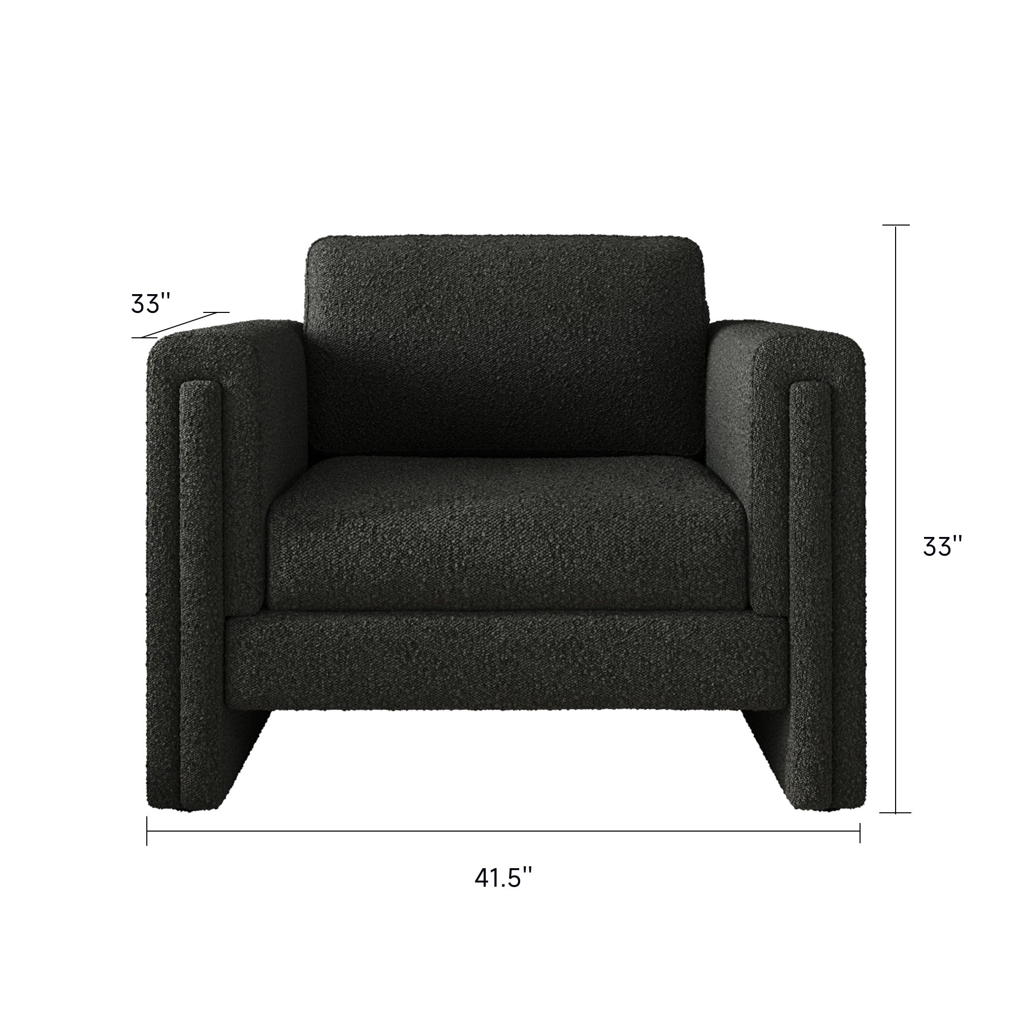 Modern Modular Sectional Sofa in Teddy Velvet or Cotton & Linen