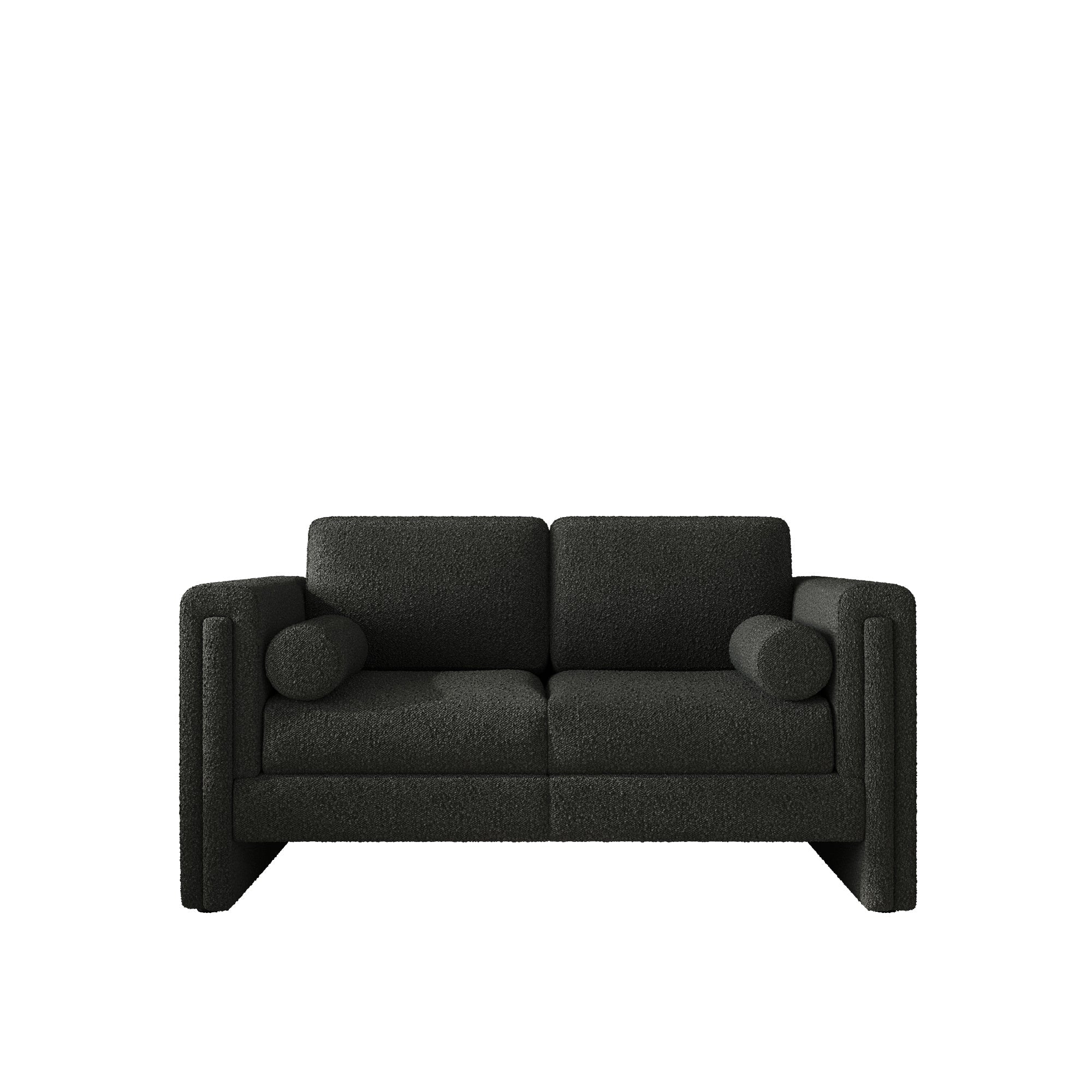 Modern Modular Sectional Sofa in Teddy Velvet or Cotton & Linen
