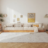Velvet Modular Sofa with Built-in Storage Drawer & Solid Wooden Frame - Beige