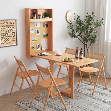 Wall-Mounted Folding Dining Table Bar Table Space Saving