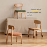 Oak, Beech Solid Wood Kids Small Chair.