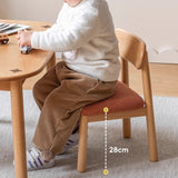 Oak, Beech Solid Wood Kids Small Chair.