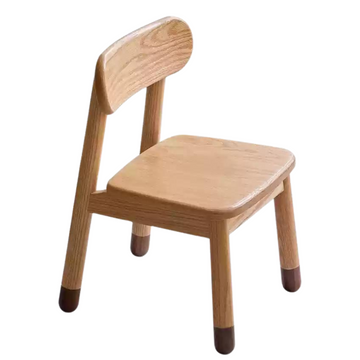 Oak, Beech Solid Wood Kids Small Chair.