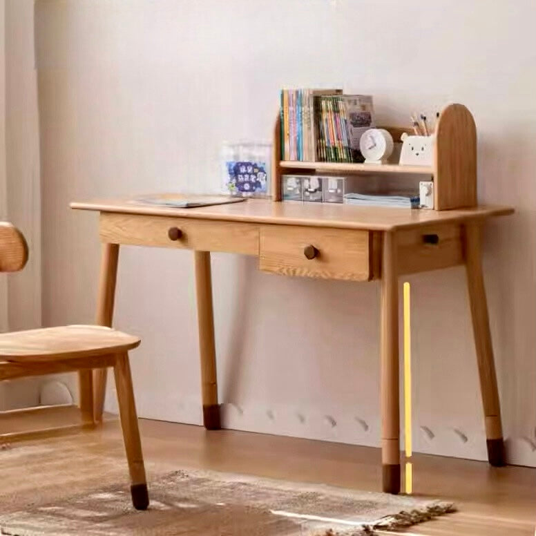 Oak solid Wood аdjustable Study Desk, Kids Kraft table Oak solid Wood