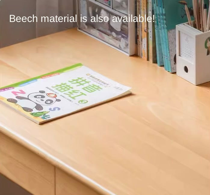 Oak solid Wood аdjustable Study Desk, Kids Kraft table Oak solid Wood