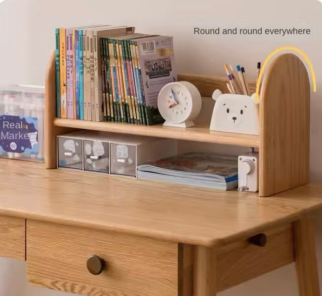 Oak solid Wood аdjustable Study Desk, Kids Kraft table Oak solid Wood