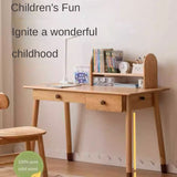 Oak solid Wood аdjustable Study Desk, Kids Kraft table Oak solid Wood