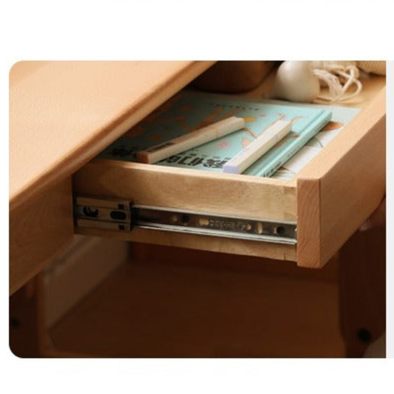 Beech Solid Wood Children's Study Lowered Table