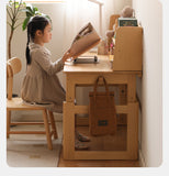 Beech Solid Wood Children's Study Lowered Table