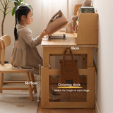 Beech Solid Wood Children's Study Lowered Table