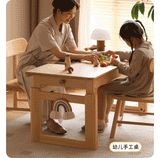 Beech Solid Wood Children's Study Lowered Table