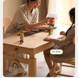 Beech Solid Wood Children's Study Lowered Table