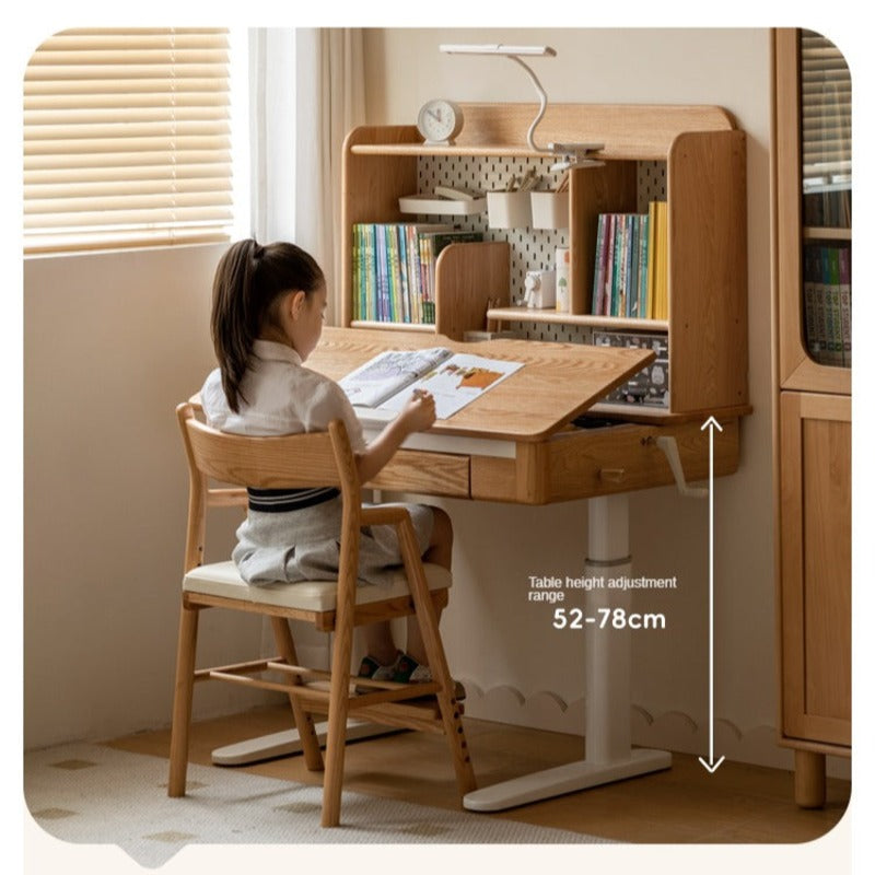 Oak Solid Wood Children's Study Table