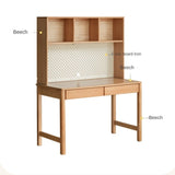 Beech Solid Wood, Solid Rubberwood Children's Desk
