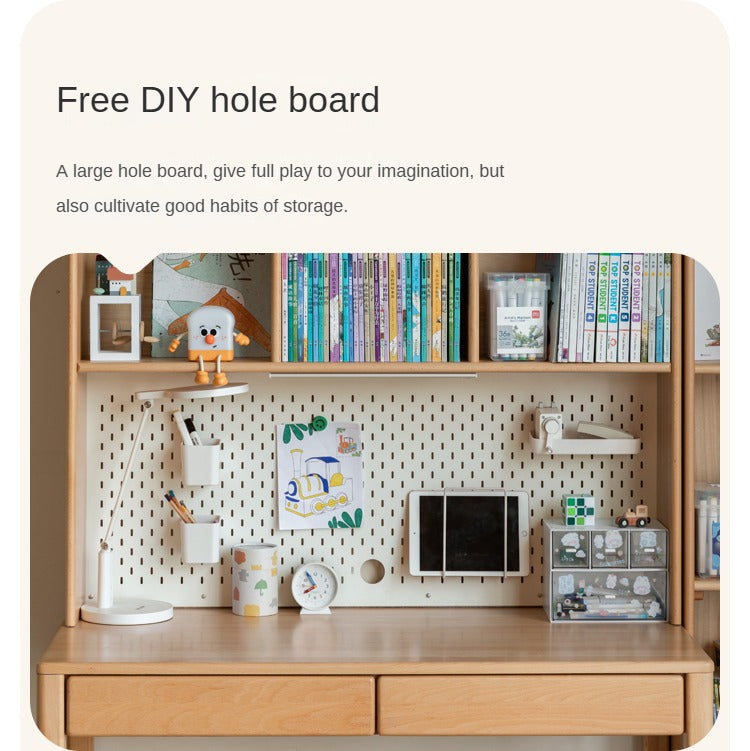 Beech Solid Wood, Solid Rubberwood Children's Desk