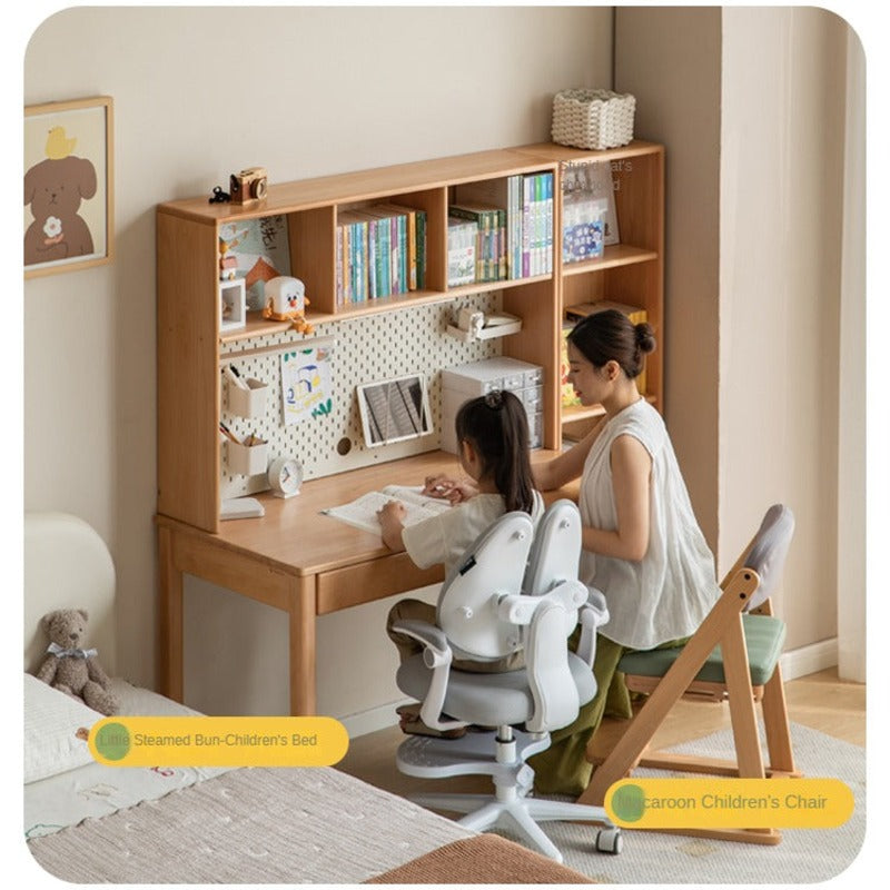 Beech Solid Wood, Solid Rubberwood Children's Desk