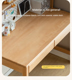 Beech Solid Wood, Solid Rubberwood Children's Desk