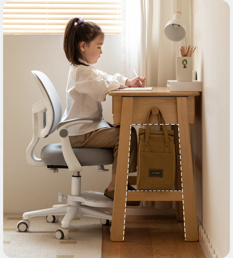 Beech Solid Wood Children's Small Desk