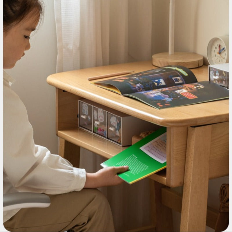 Beech Solid Wood Children's Small Desk