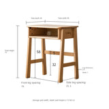 Beech Solid Wood Children's Small Desk