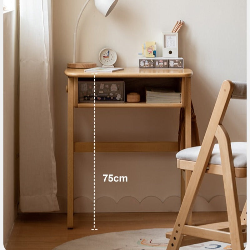 Beech Solid Wood Children's Small Desk