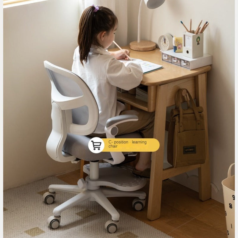 Beech Solid Wood Children's Small Desk