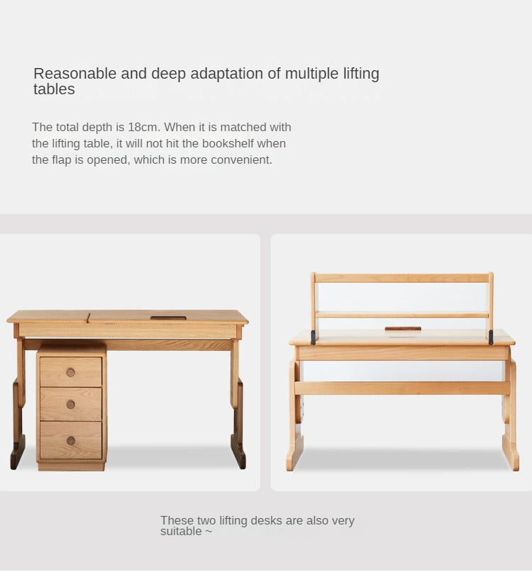 Oak, Beech Solid Wood Shelf  Bookshelf