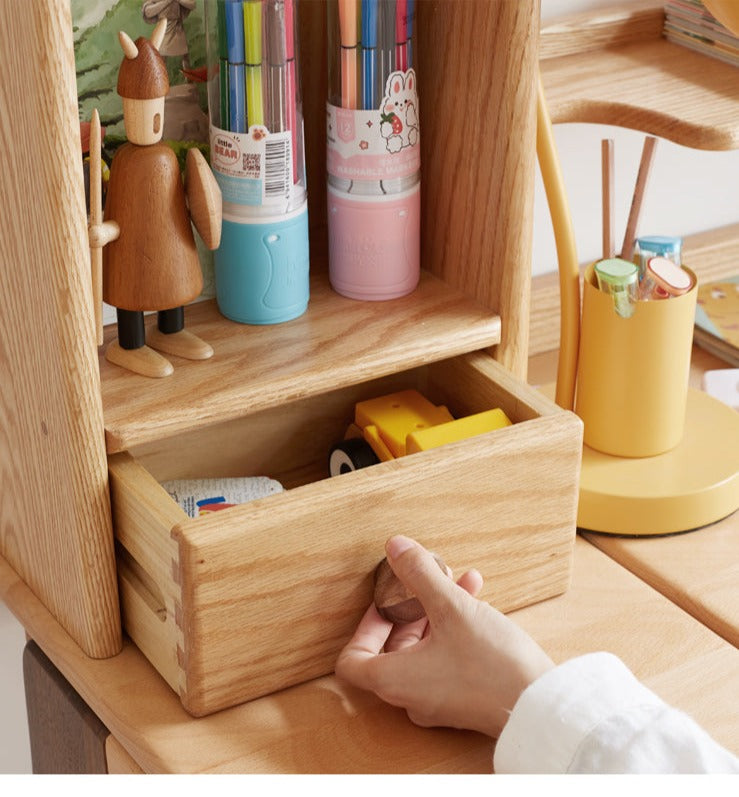 Oak, Beech Solid Wood Shelf  Bookshelf