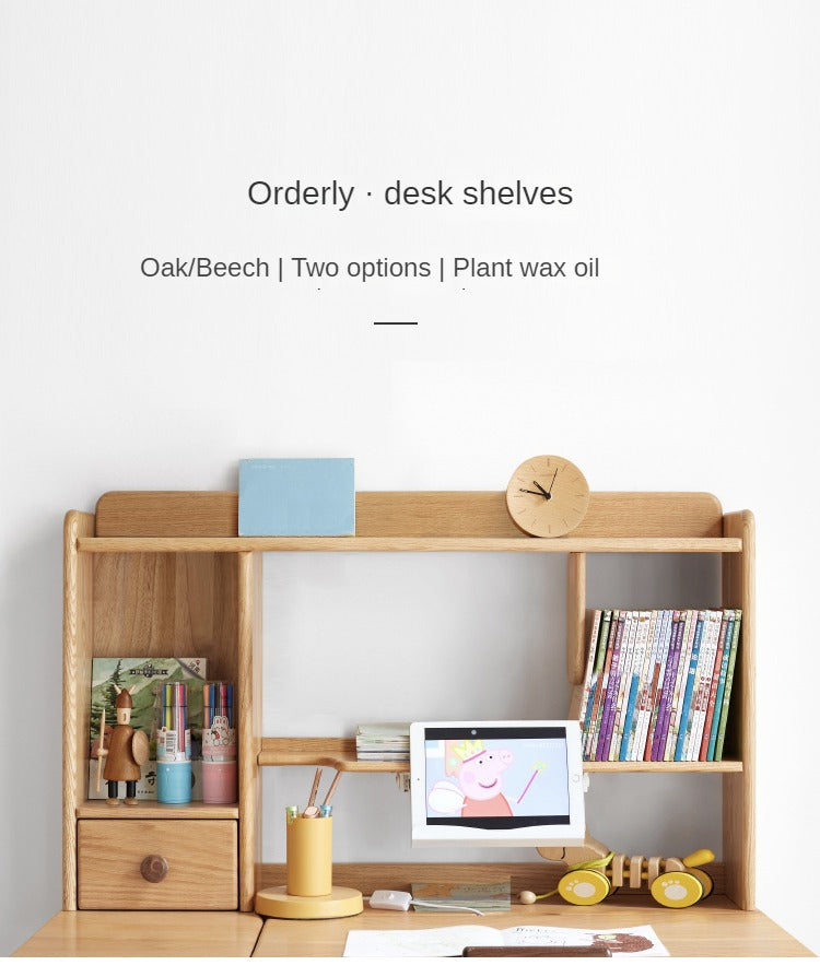 Oak, Beech Solid Wood Shelf  Bookshelf