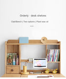 Oak, Beech Solid Wood Shelf  Bookshelf