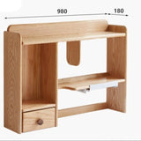 Oak, Beech Solid Wood Shelf  Bookshelf