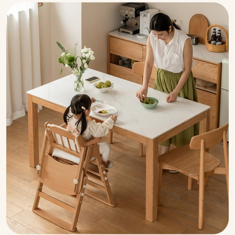 Beech Solid Wood Baby Lifting Dining Chair.